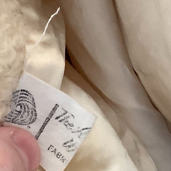 Vintage wool boucle coat cream nubby XS women's The American Way with Wool - Picture 10 of 10